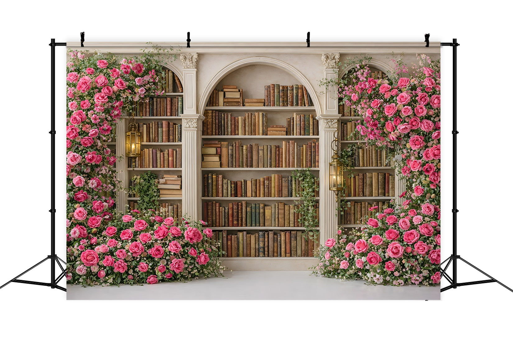 Mother's Day Photo Backdrop Ideas Vintage Rose Library Arch Wall Backdrop For Mothers Day UK By Magali