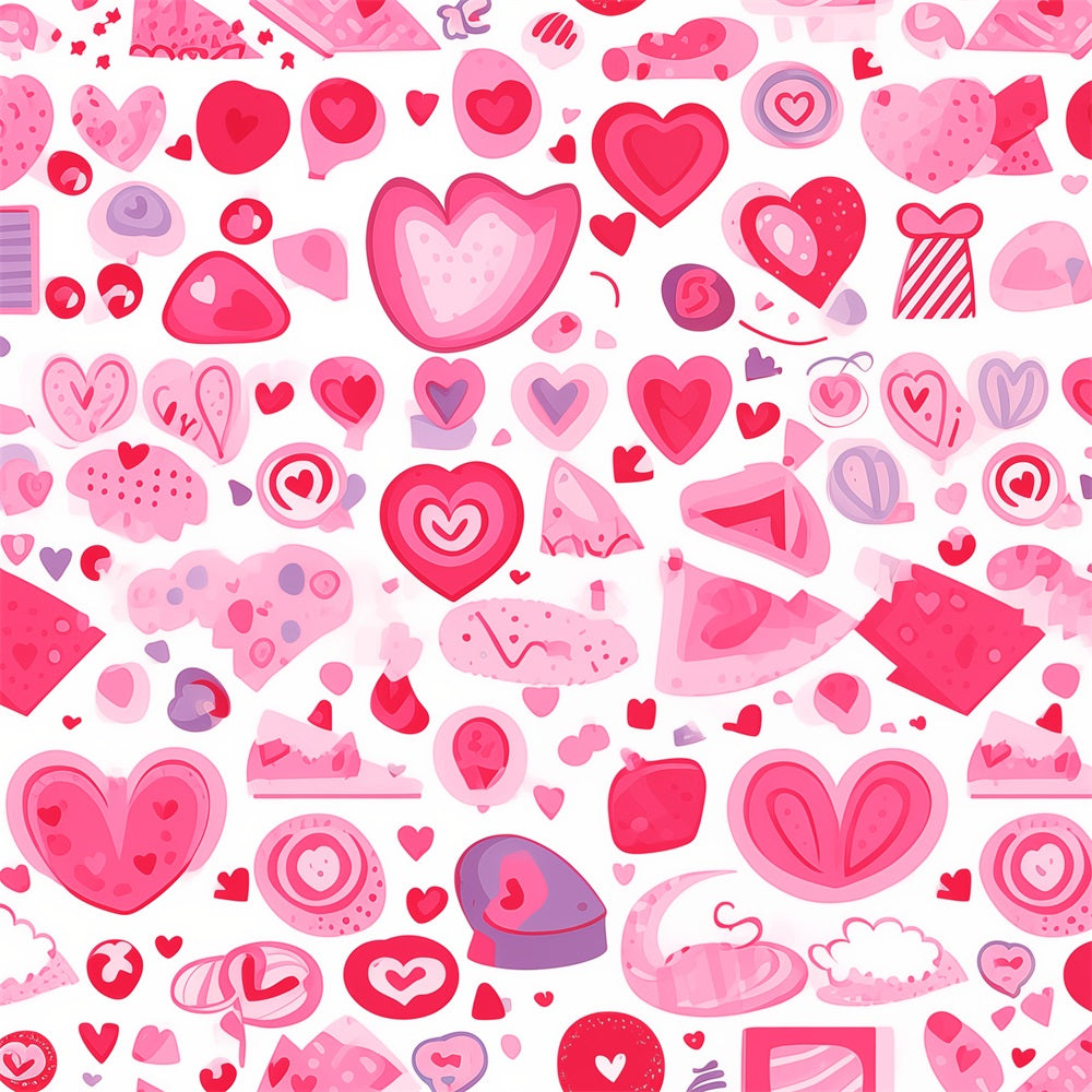Pink Girl Backdrop Pink Dessert Love Dream Backdrop UK CJJ2-74
