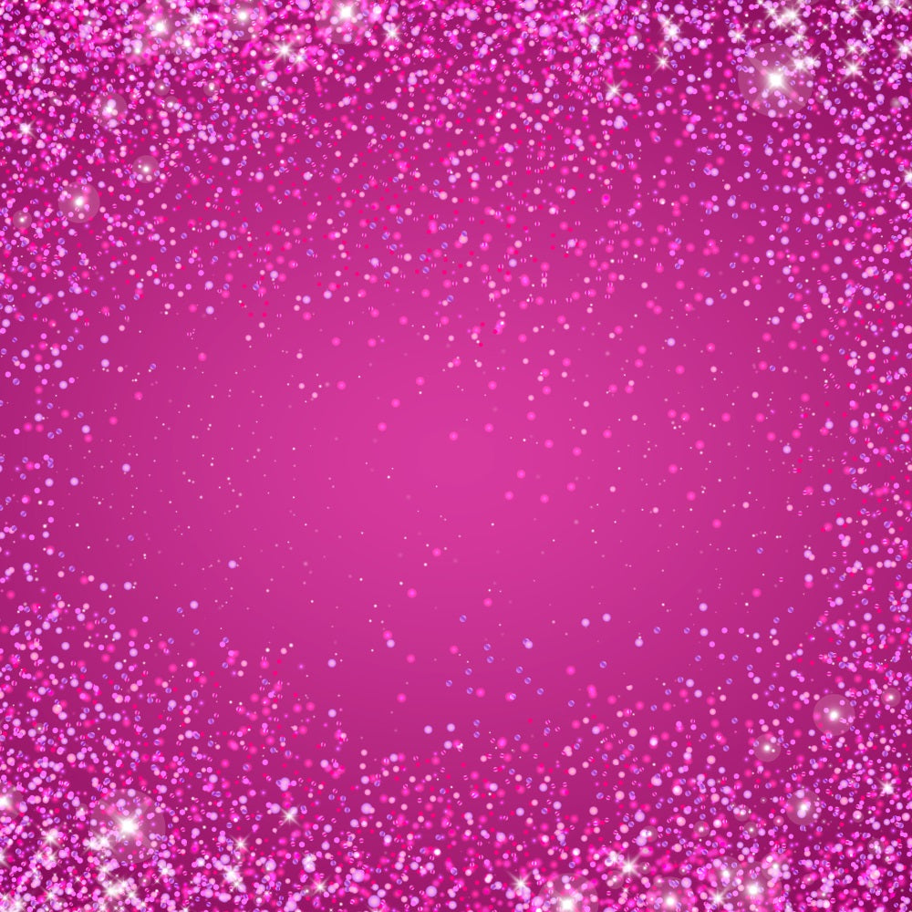 Pink Girl Backdrop For Party Glittering Pink Celebration Backdrop UK CJJ2-76