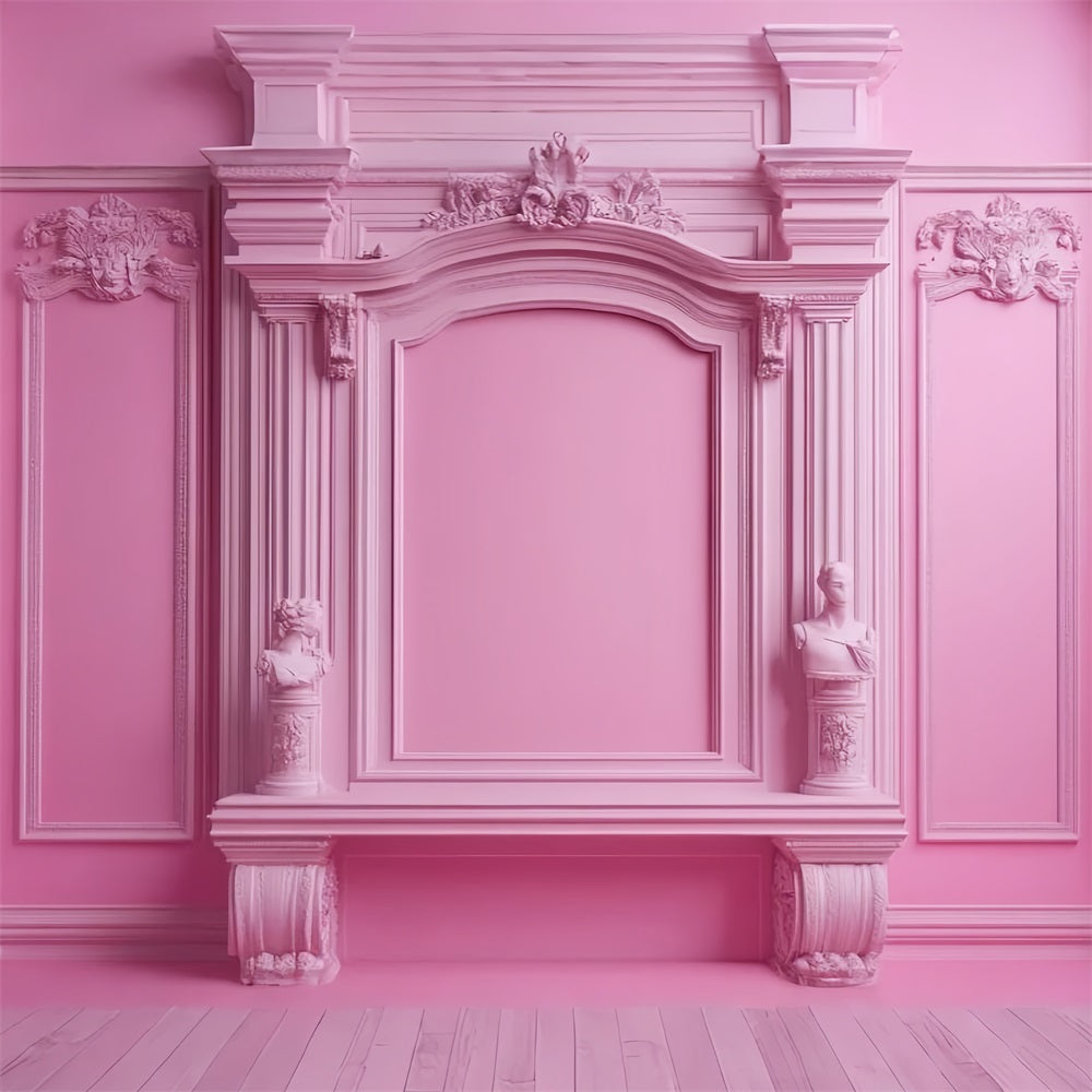 Backdrop Fashion Doll Backdrop Victorian Pink Wall Backdrop UK CJJ2-93