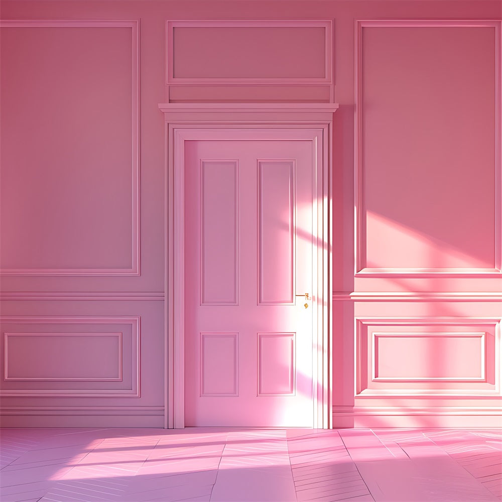 Fashion Doll Backdrop Backdrop Design Classic Pink Room Backdrop UK CJJ2-95