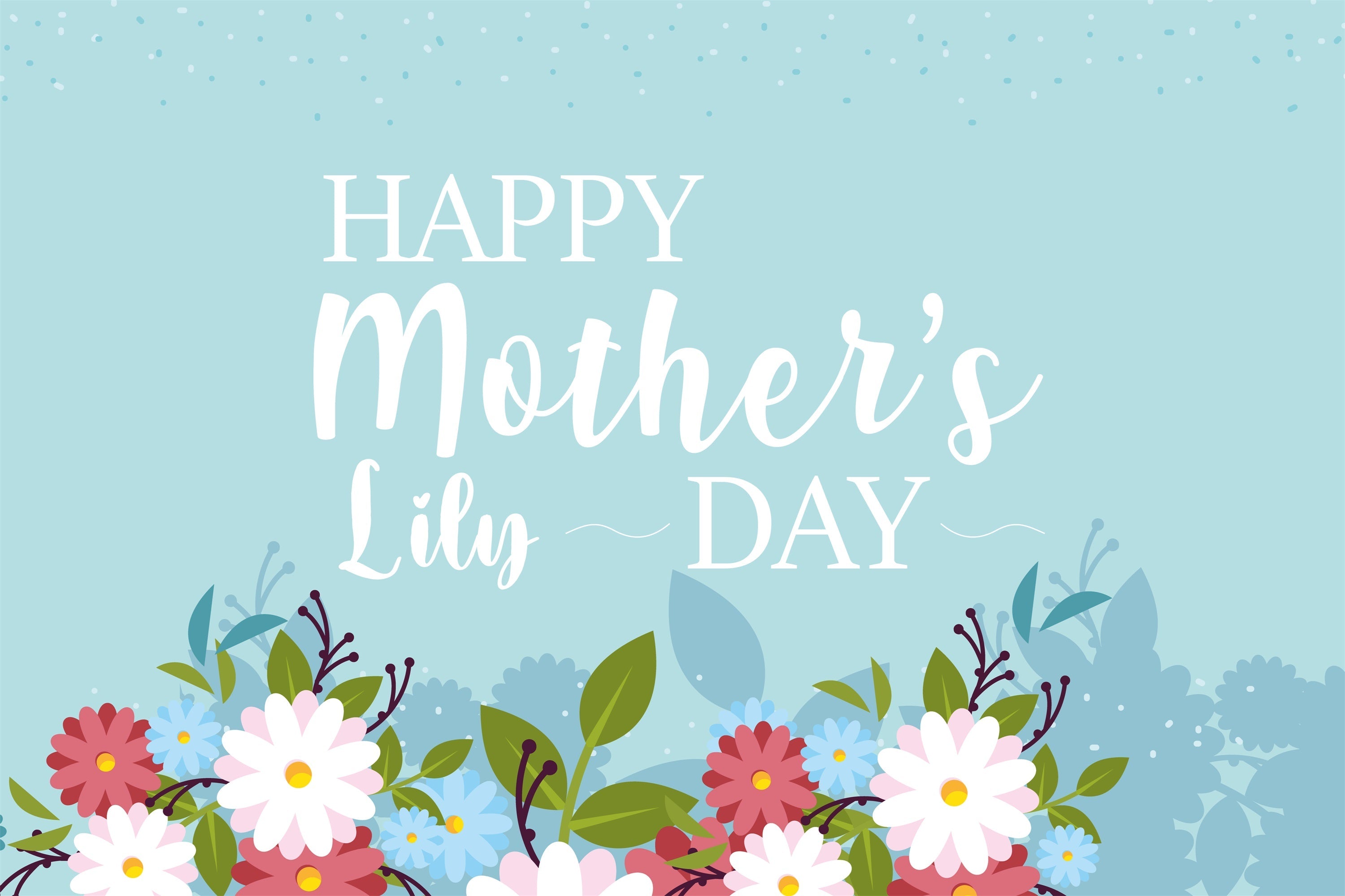 Mothers Day Backdrops Tranquil Meadow Bloom Customized Backdrop UK CJJ3-147