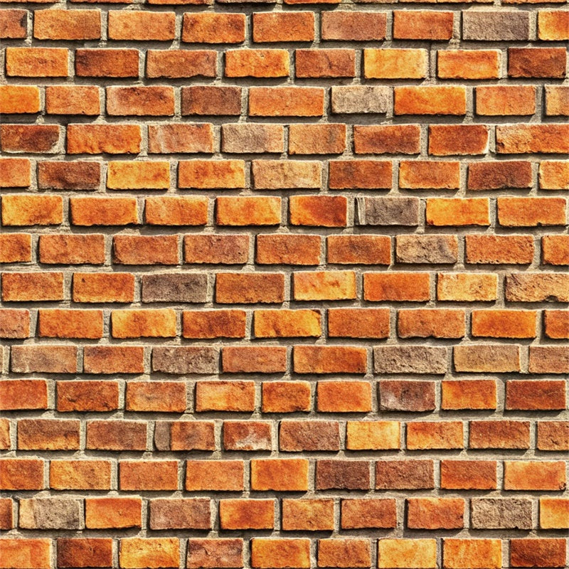 Brick Backdrop Photography Rustic Warm Tone Brick Backdrop UK CJJ3-27