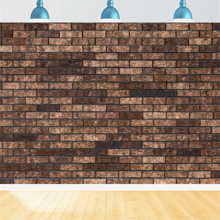 Brick Wall Photography Backdrop Brown Brick Texture Backdrop UK CJJ3-32
