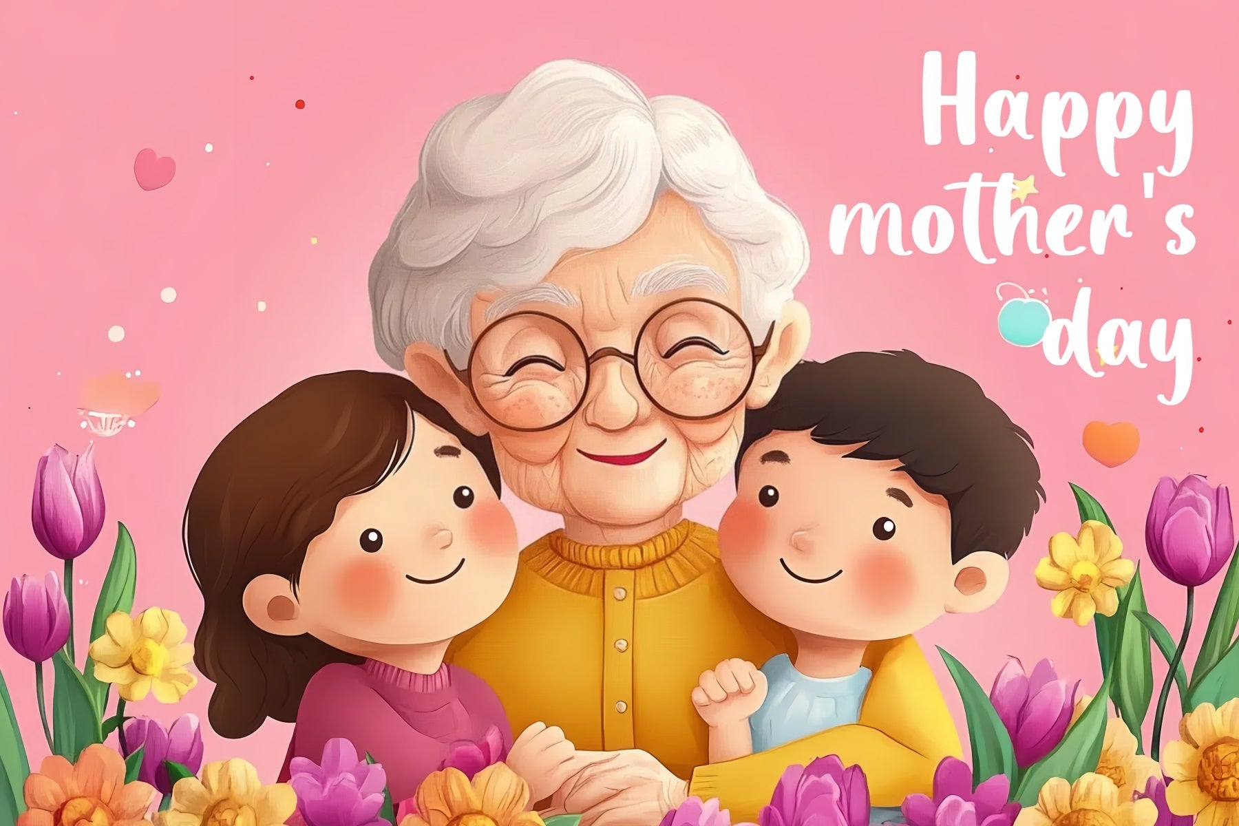 Mothers Day Photography Backdrops Warm Family Embrace Personalised Backdrop UK CSH-146