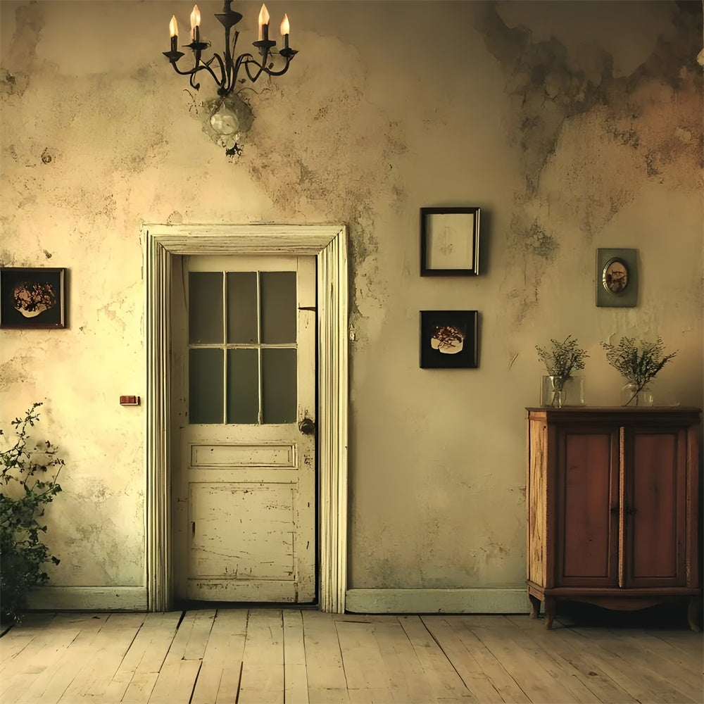 Vintage Wall Backdrop Aged Wall Vintage Door Backdrop UK CSH2-268