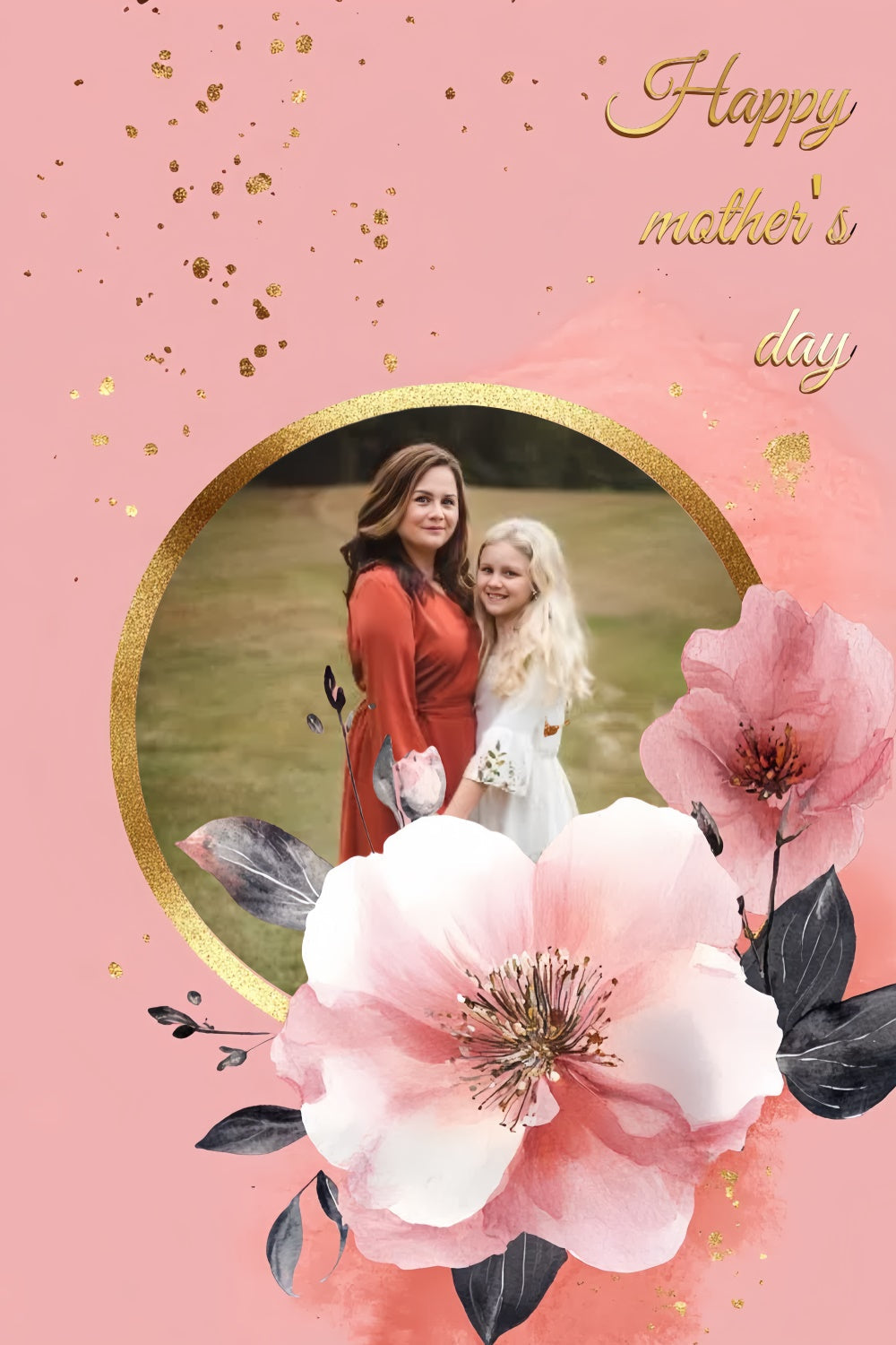 Backdrop For Mothers Day Delicate Pink Blossom Custom Backdrop UK CSH3-129