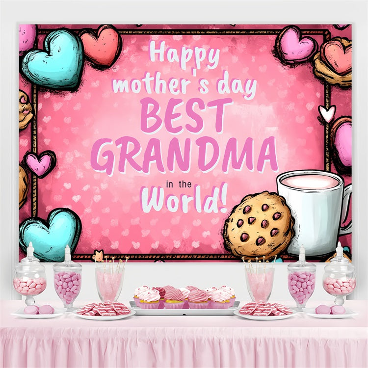 Mothers Day Backdrop Ideas Heartfelt Cookie Custom Backdrop UK CSH3-152