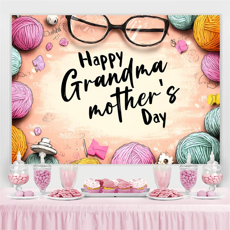 Backdrop Mothers Day Threads Love Customized Backdrop UK CSH3-153