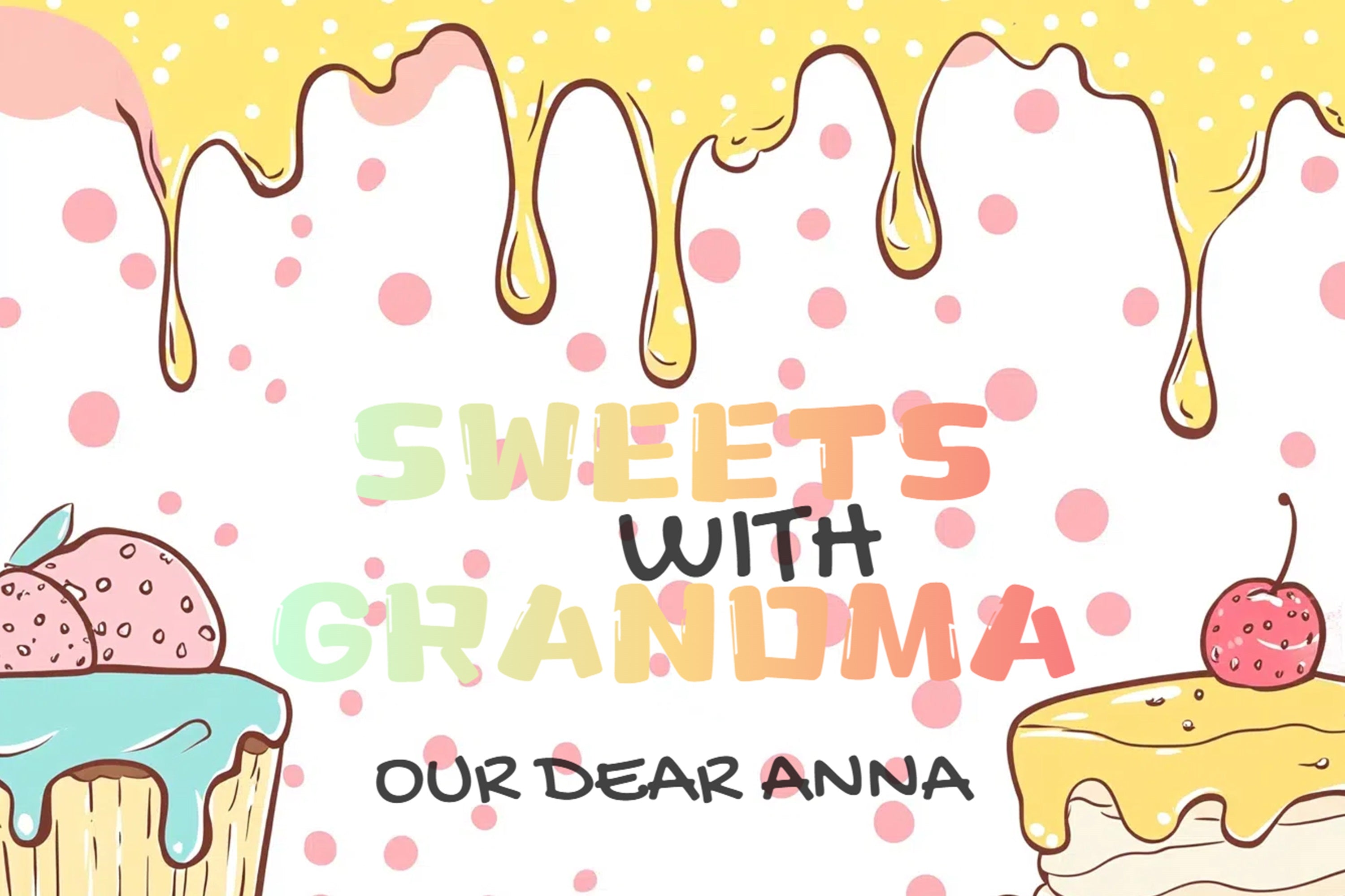 Backdrops For Mother's Day Cakes Hugs Celebration Personalised Backdrop UK CSH3-154