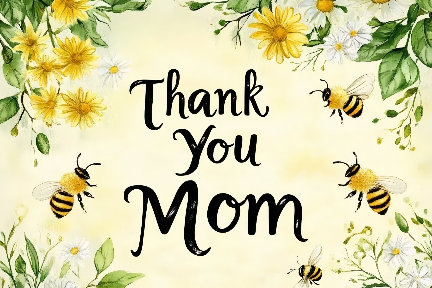 Mothers Day Backdrops Daisy Bee Custom Backdrop UK CSH3-172