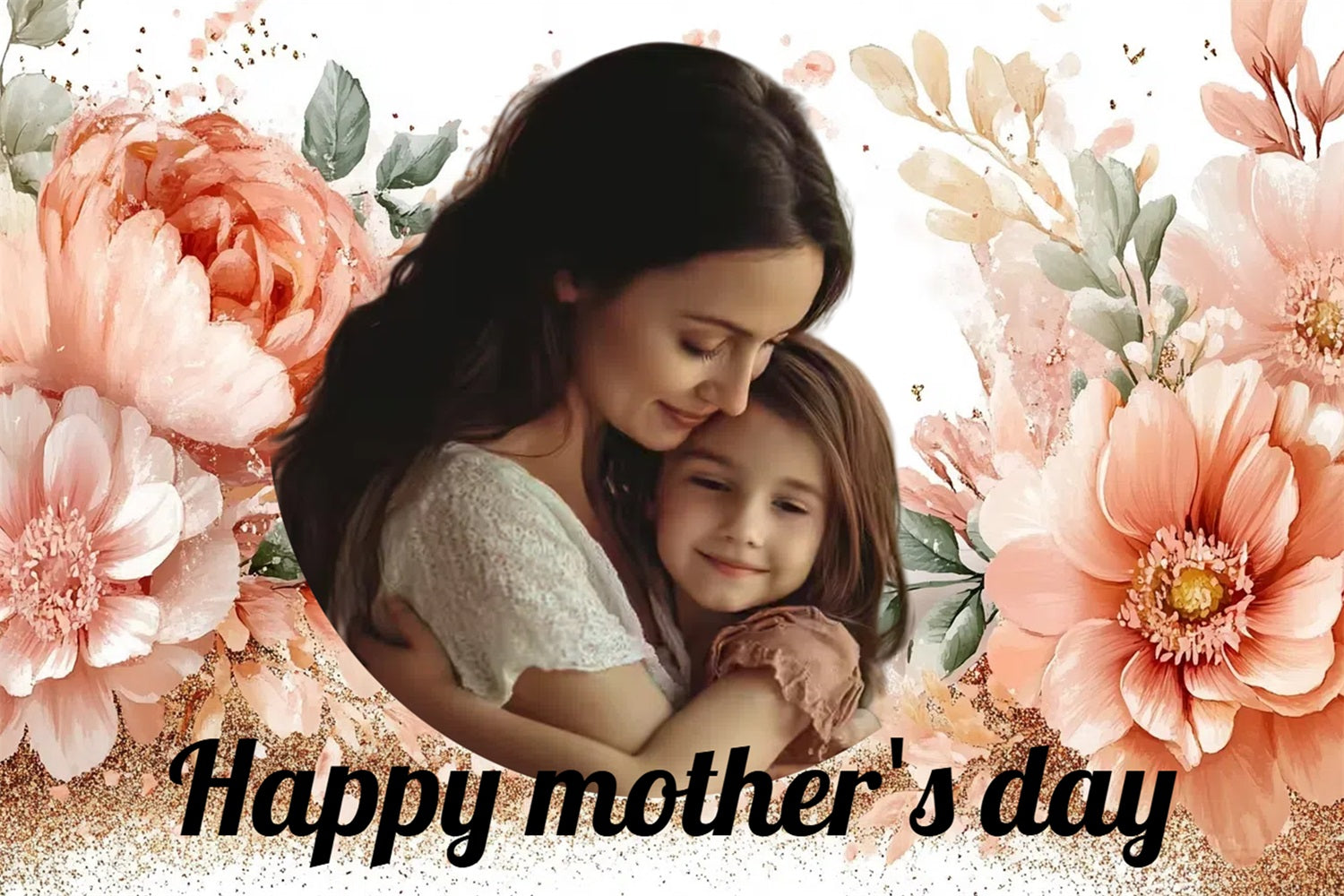Mothers Day Backdrops Floral Love Customized Backdrop UK CSH3-195