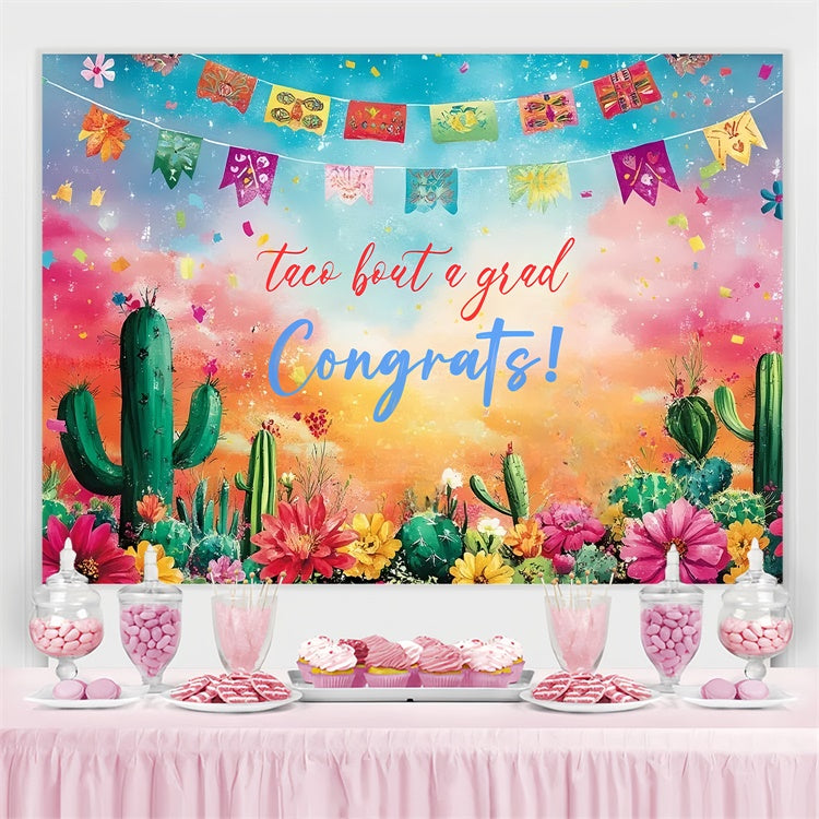 Graduation Photo Backdrop Ideas Cactus Garden Graduation Party Backdrop UK CSH3-237
