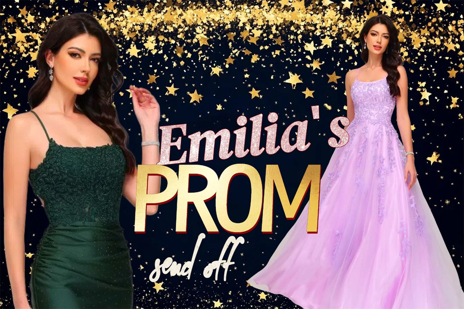 Prom Photo Backdrop Elegant Sequin Prom Graduation Party Custom Backdrop UK CSH3-266