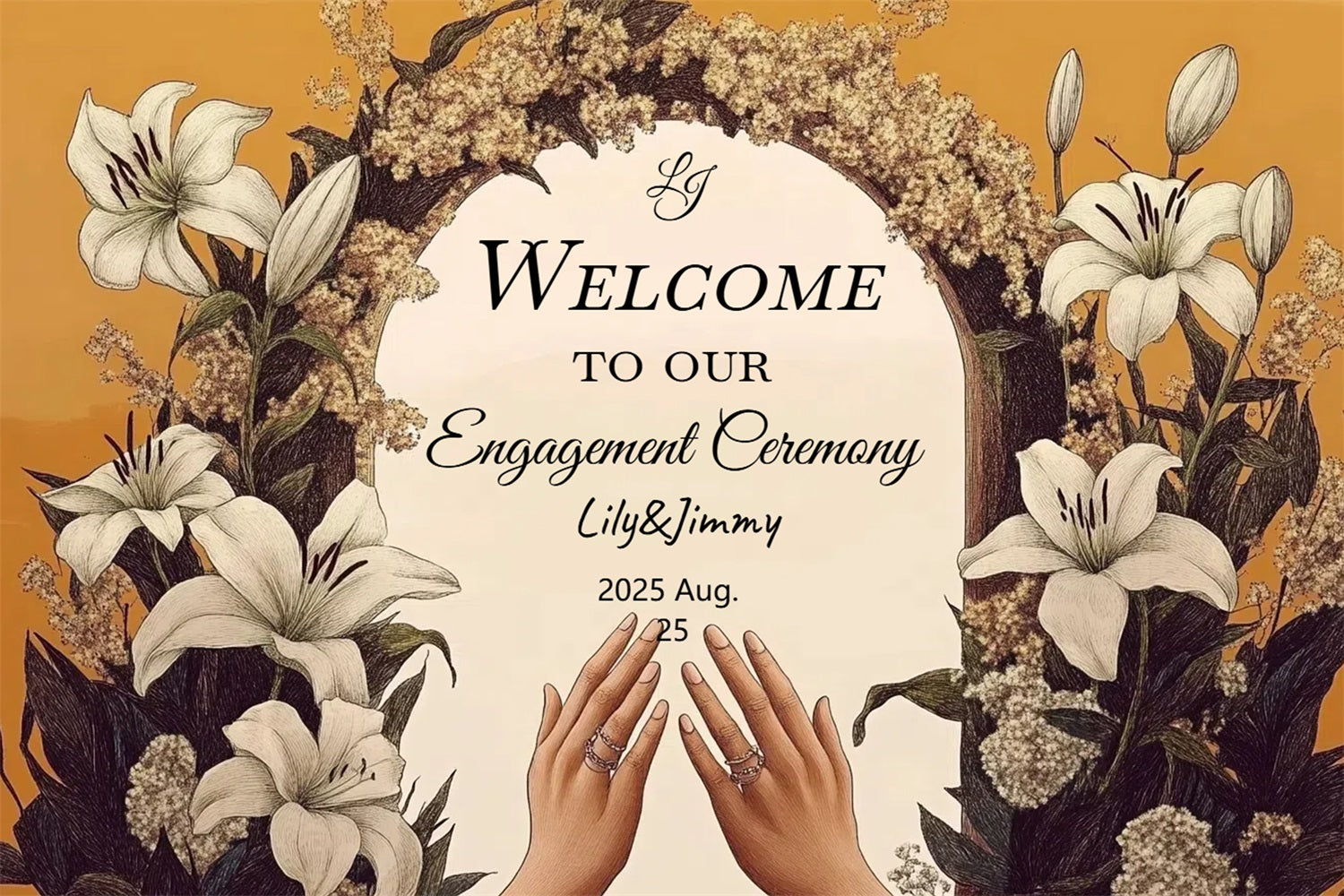 Macrame Wedding Backdrop White Lily Arch Customized Backdrop UK CSH3-287