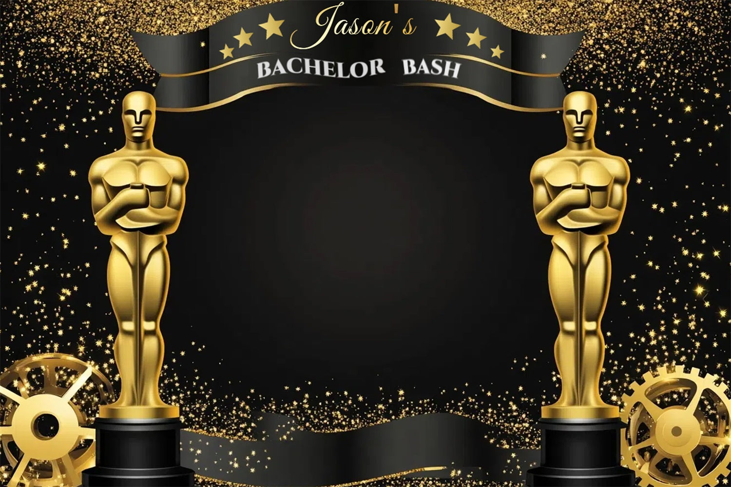 Wedding Backdrops Oscar Night Bachelor Party Custom Backdrop UK CSH3-298