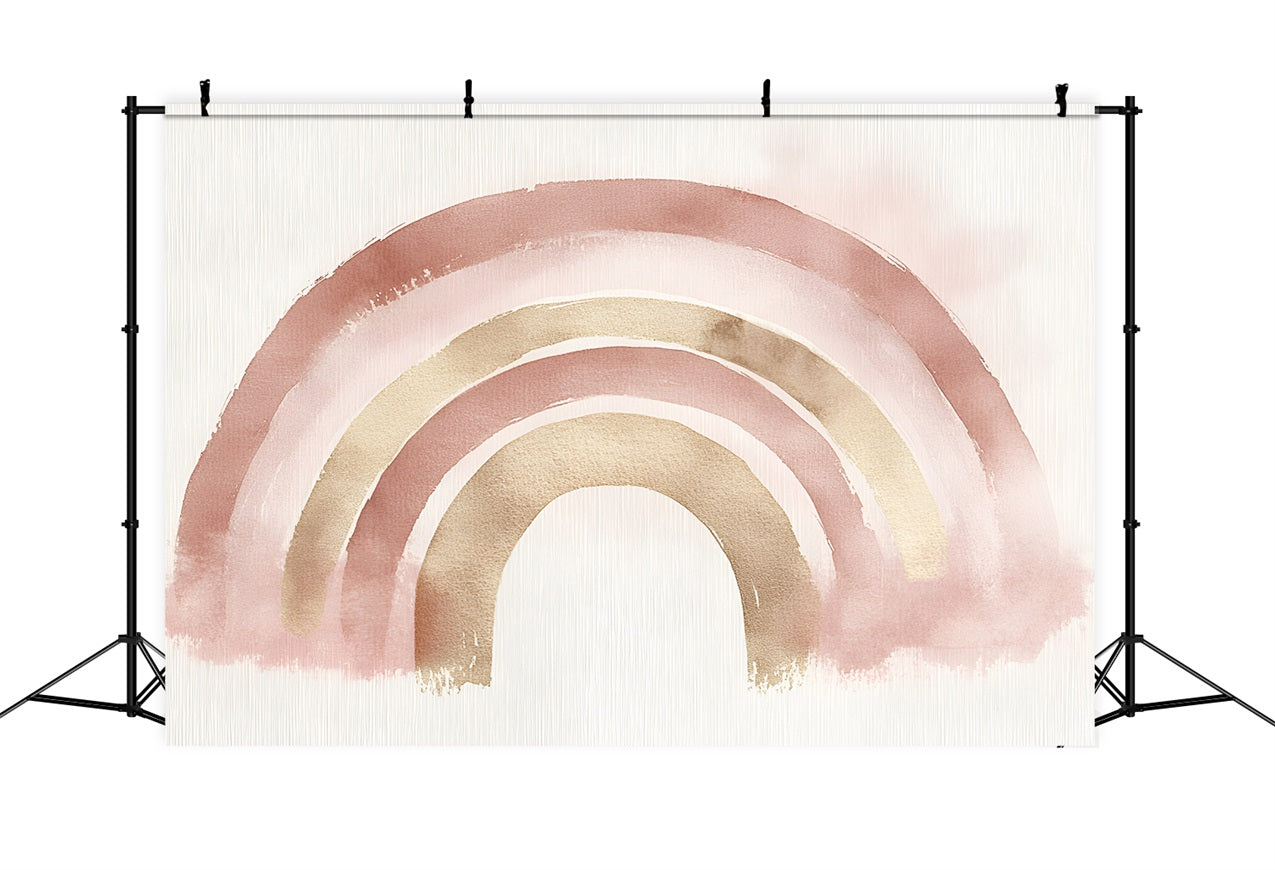 Boho Arch Backdrop Pastel Rainbow Arch Backdrop UK CSH4-126