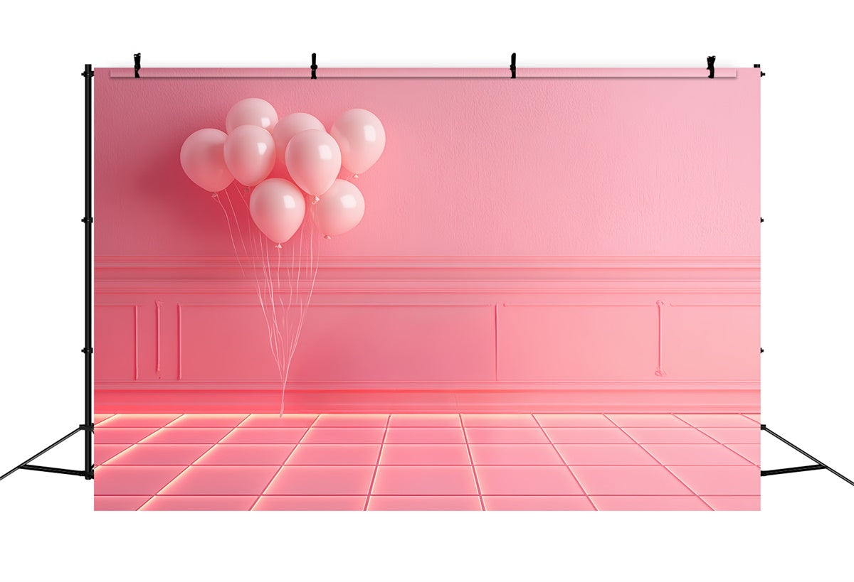 Backdrop Portrait Photography Blush Pink Balloon Backdrop UK CSH4-177