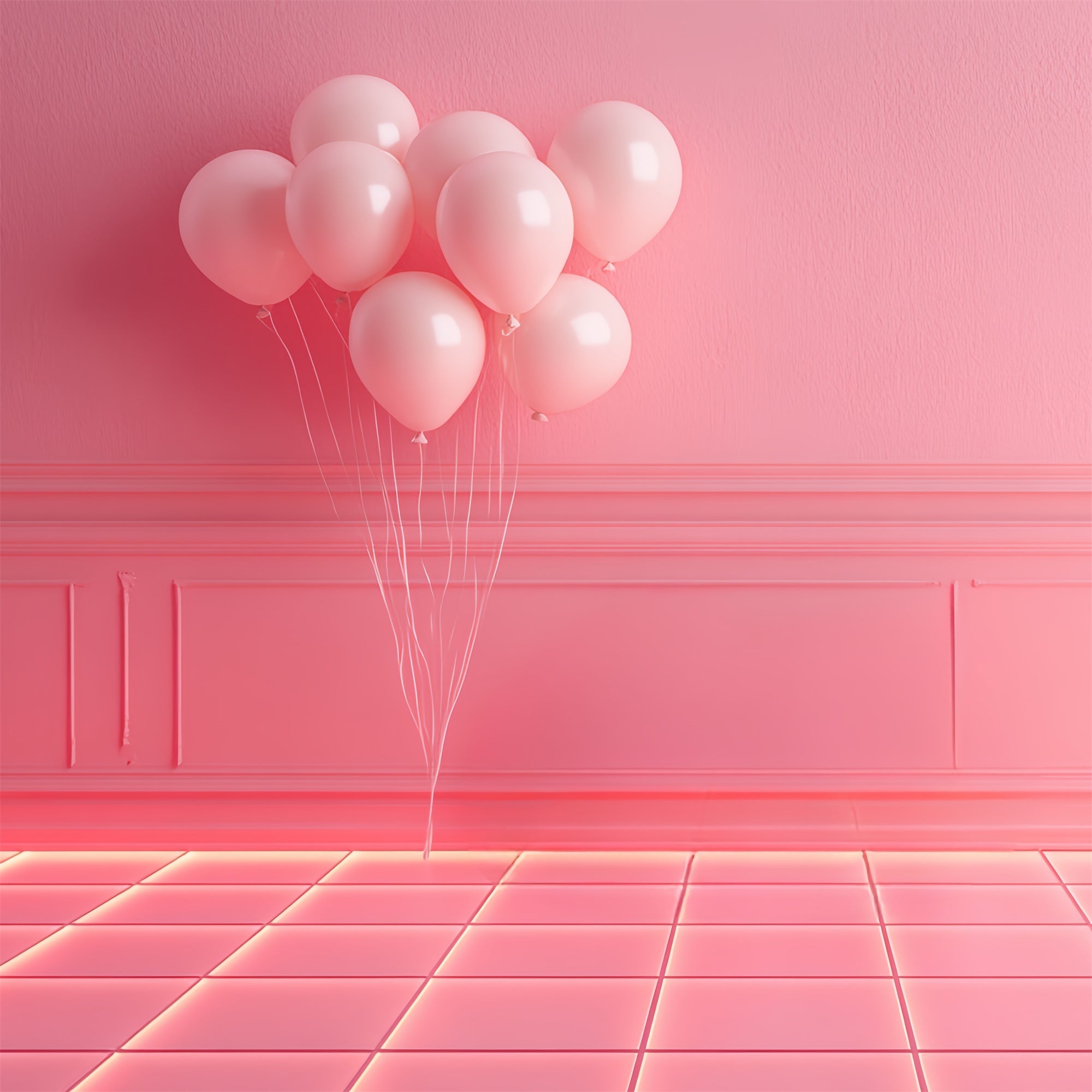 Backdrop Portrait Photography Blush Pink Balloon Backdrop UK CSH4-177