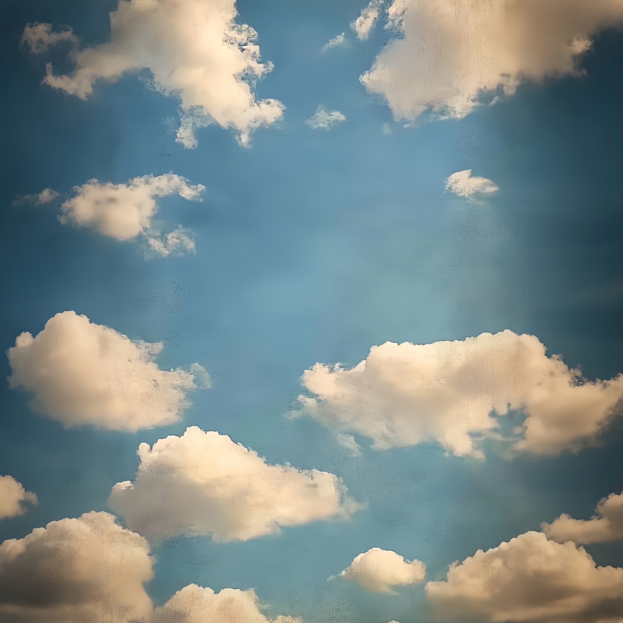 Portrait Studio Backdrops Tranquil Blue Sky Cloud Backdrop UK CSH4-182