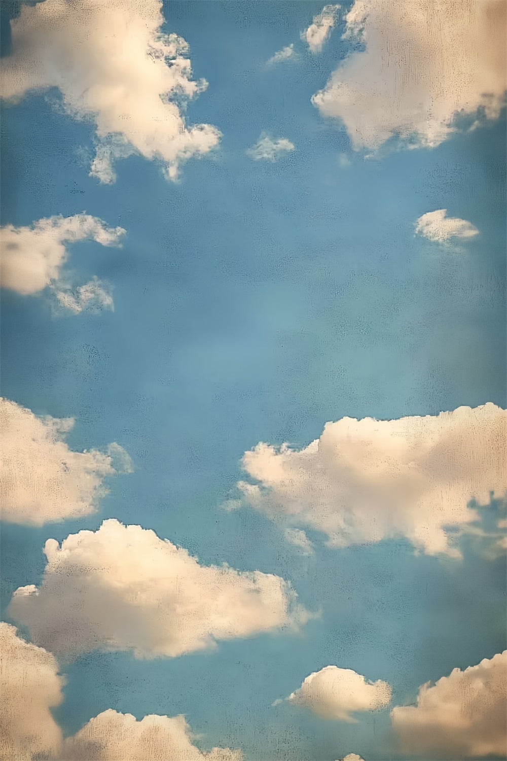 Portrait Studio Backdrops Tranquil Blue Sky Cloud Backdrop UK CSH4-182