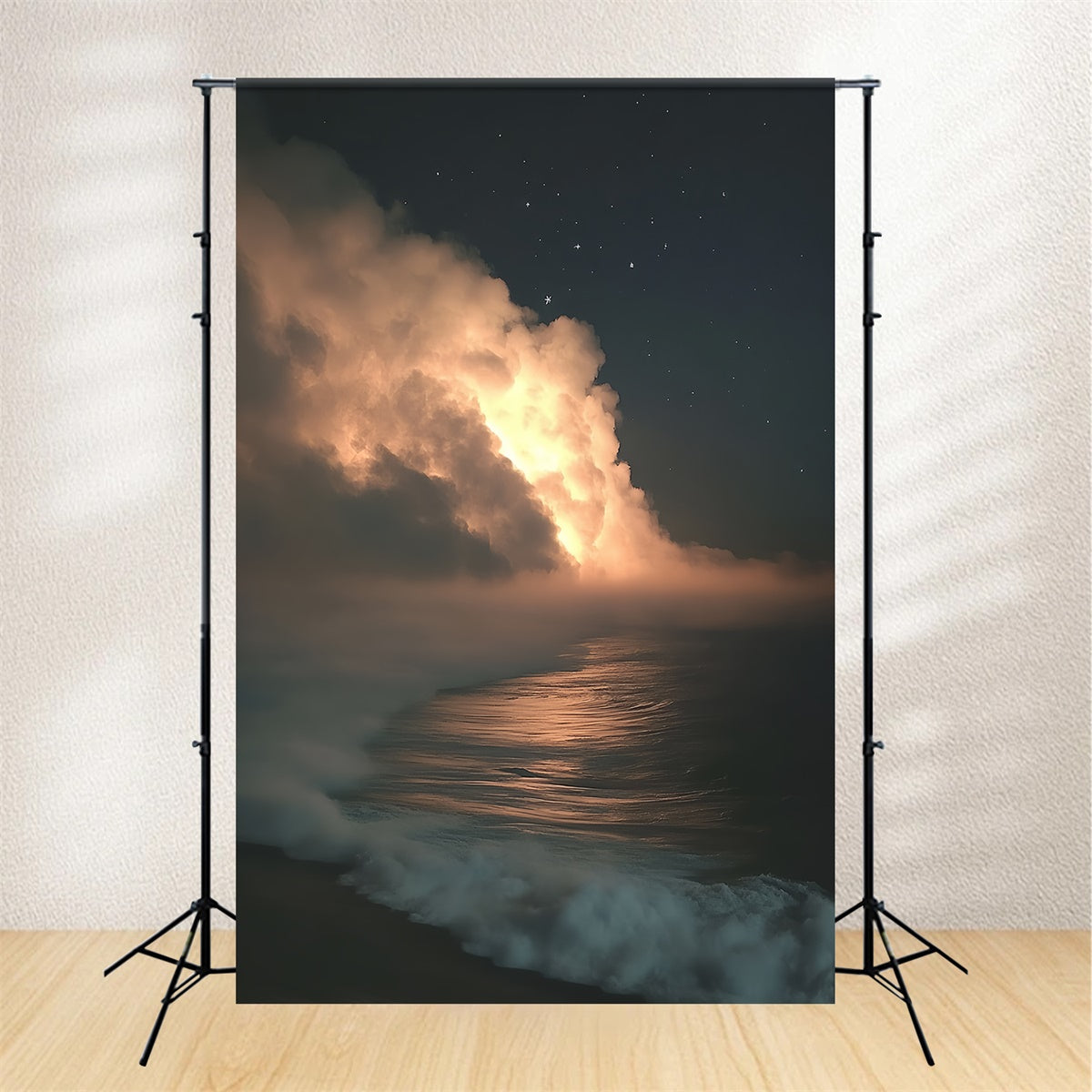 Portrait Photography Backdrops Dreamy Night Sky Sea Backdrop UK CSH4-191