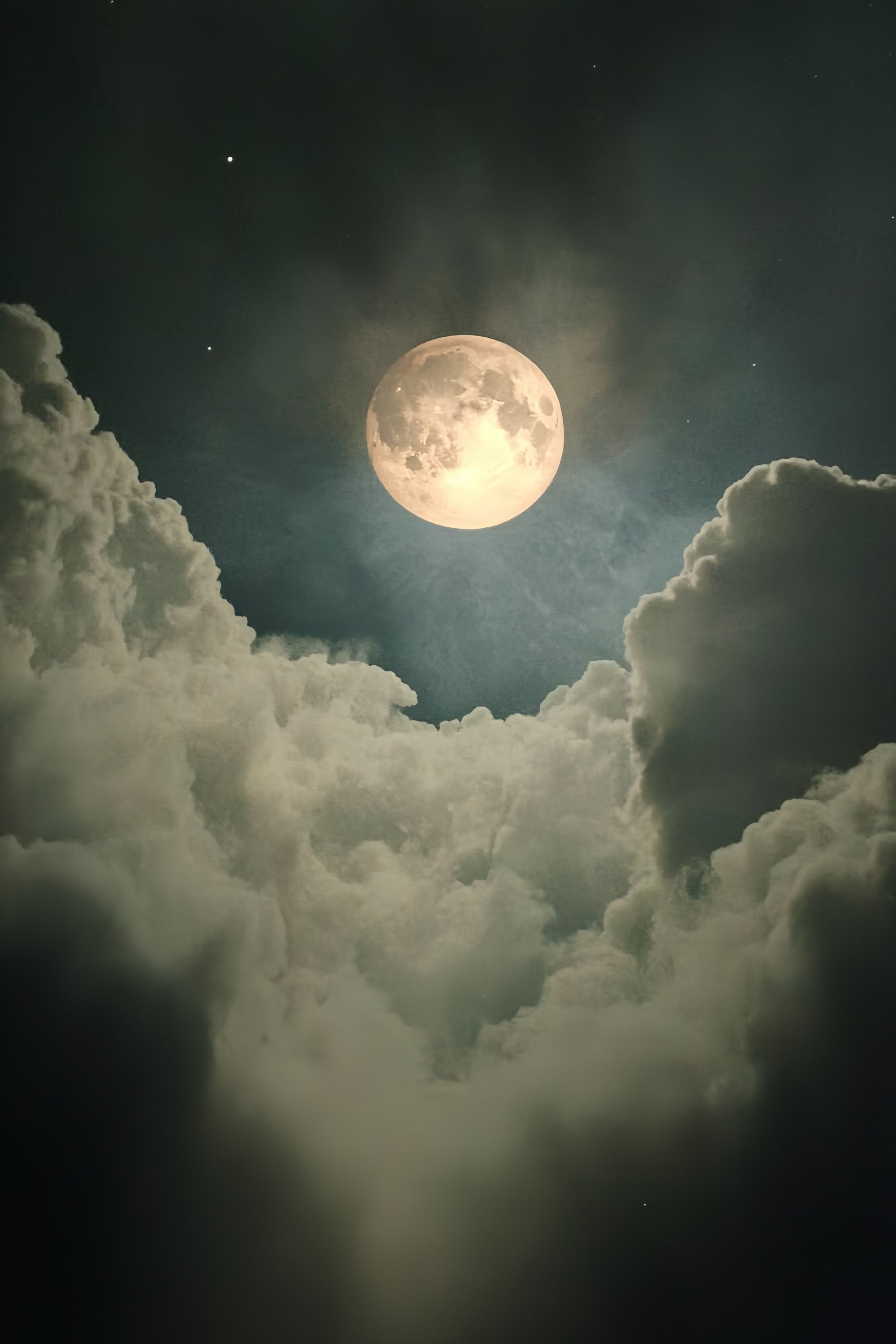 Backdrops For Portraits Moody Moonlit Clouds Backdrop UK CSH4-192