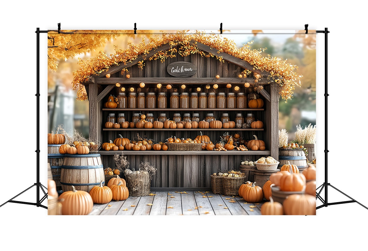 Barn Backdrops Autumn Harvest Stand Backdrop UK CSH4-230