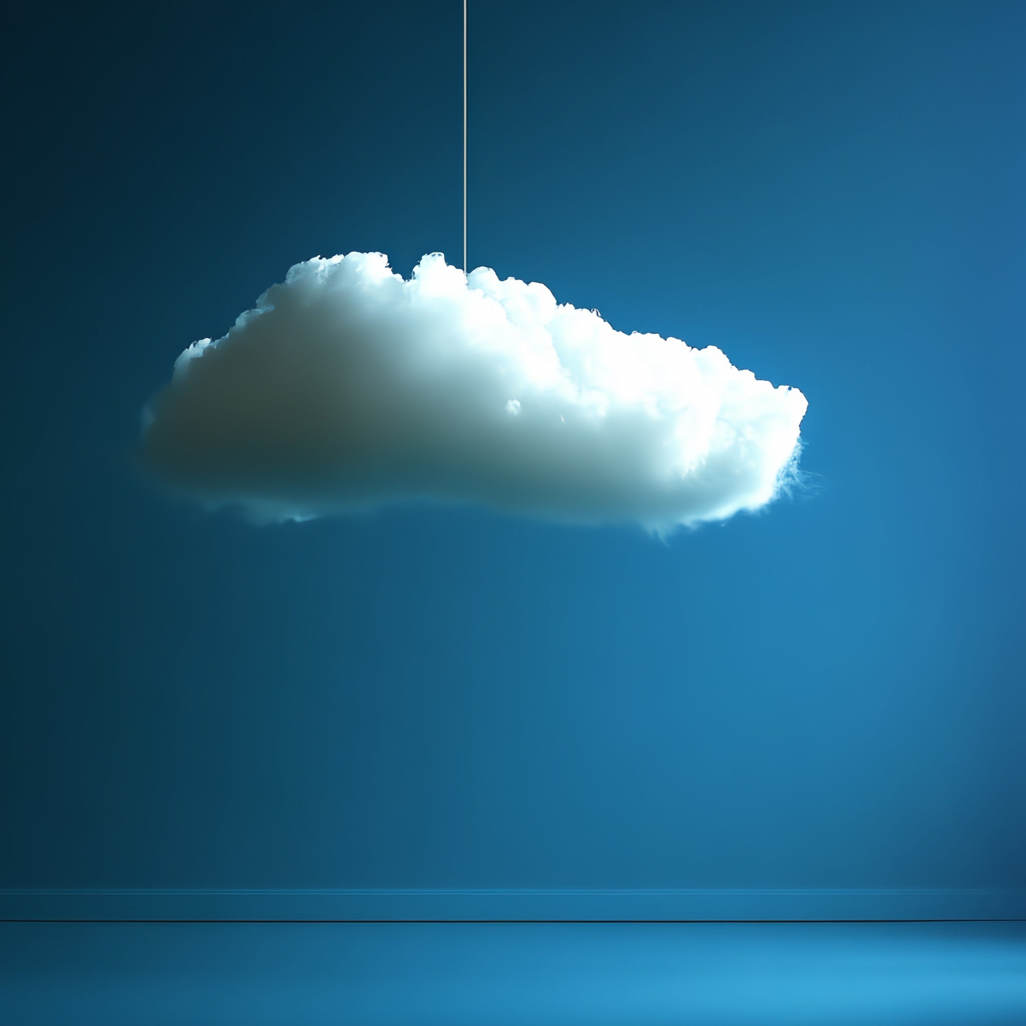 Cloud Photography Backdrop Floating Cloud Blue Room Backdrop UK CSH4-235