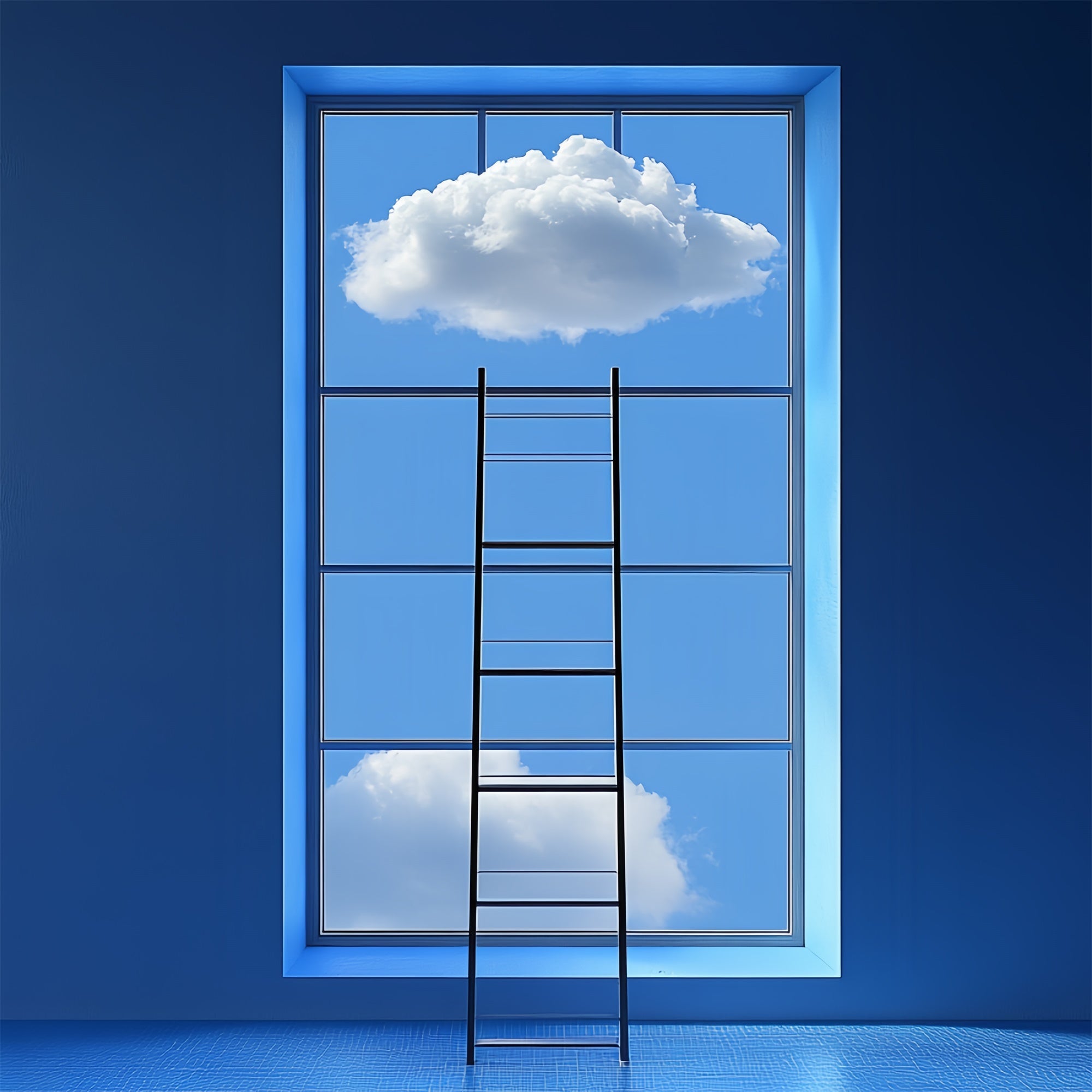 Sky Backdrop For Photography Calm Sky Puffy Cloud Backdrop UK CSH4-237