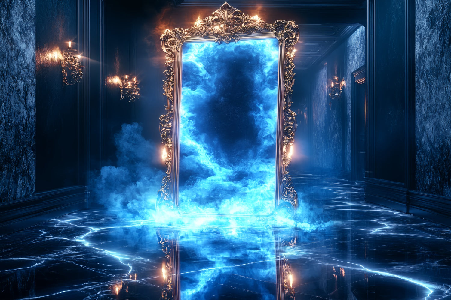 Clouds Photo Backdrop Baroque Portal Cloud Mist Backdrop UK CSH4-239