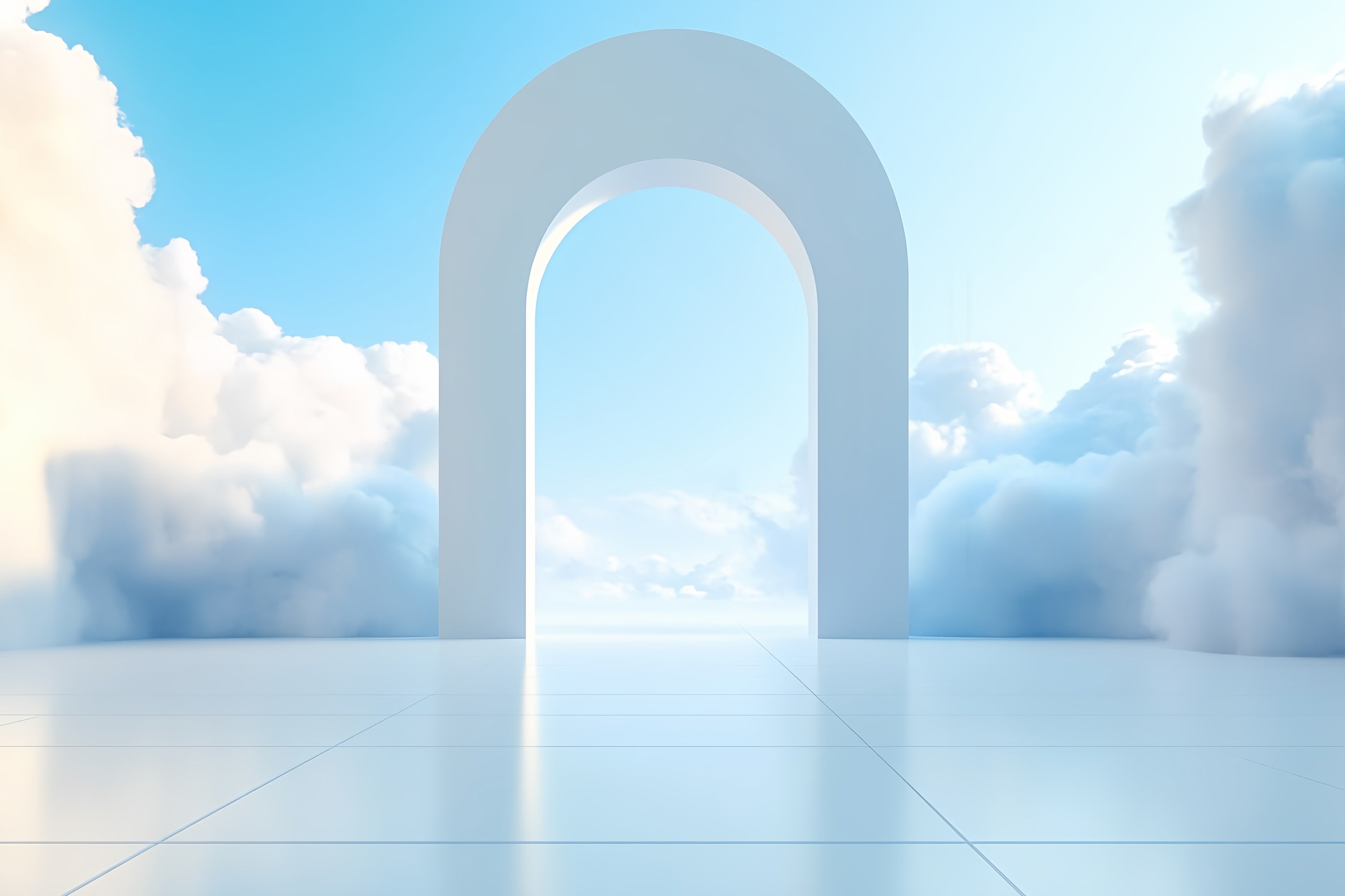 Blue Sky Backdrops Fantasy Sky Arch Cloud Backdrop UK CSH4-256