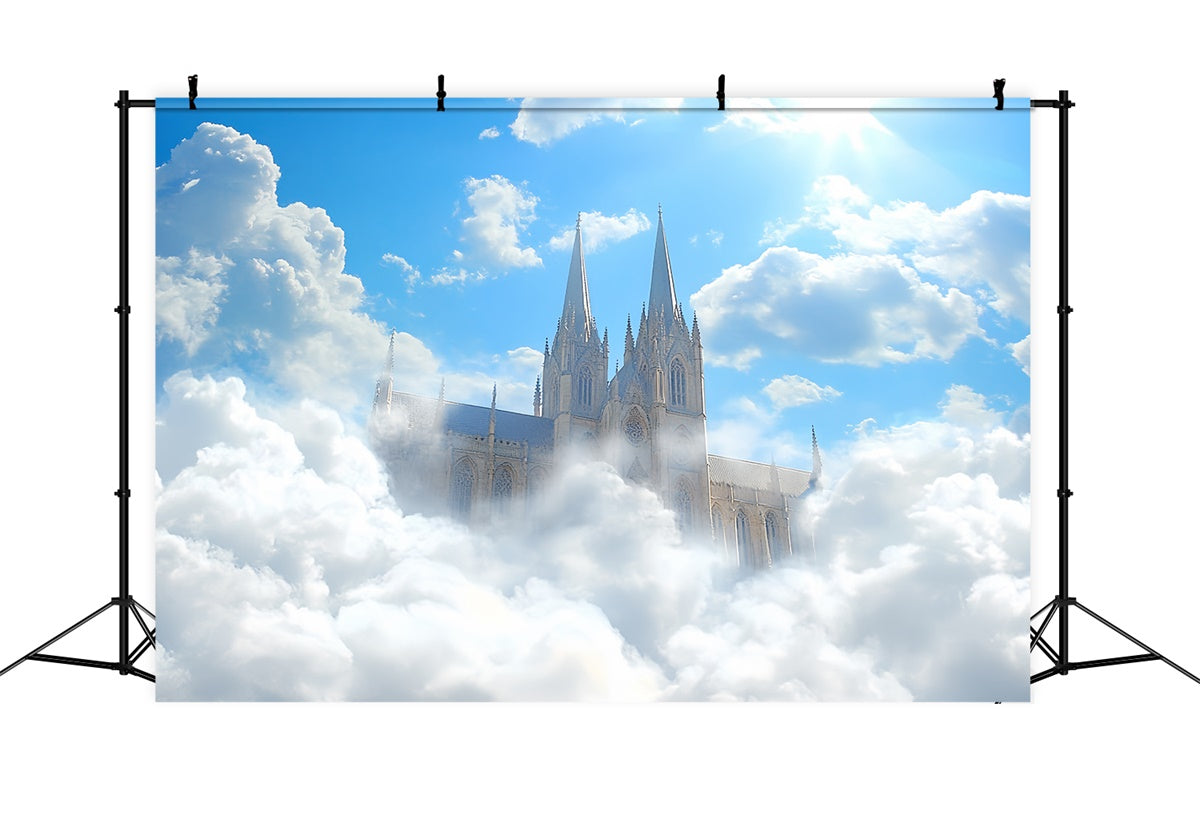 Sky And Cloud Backdrop Dreamy Sky Sacred Castle Backdrop UK CSH4-260