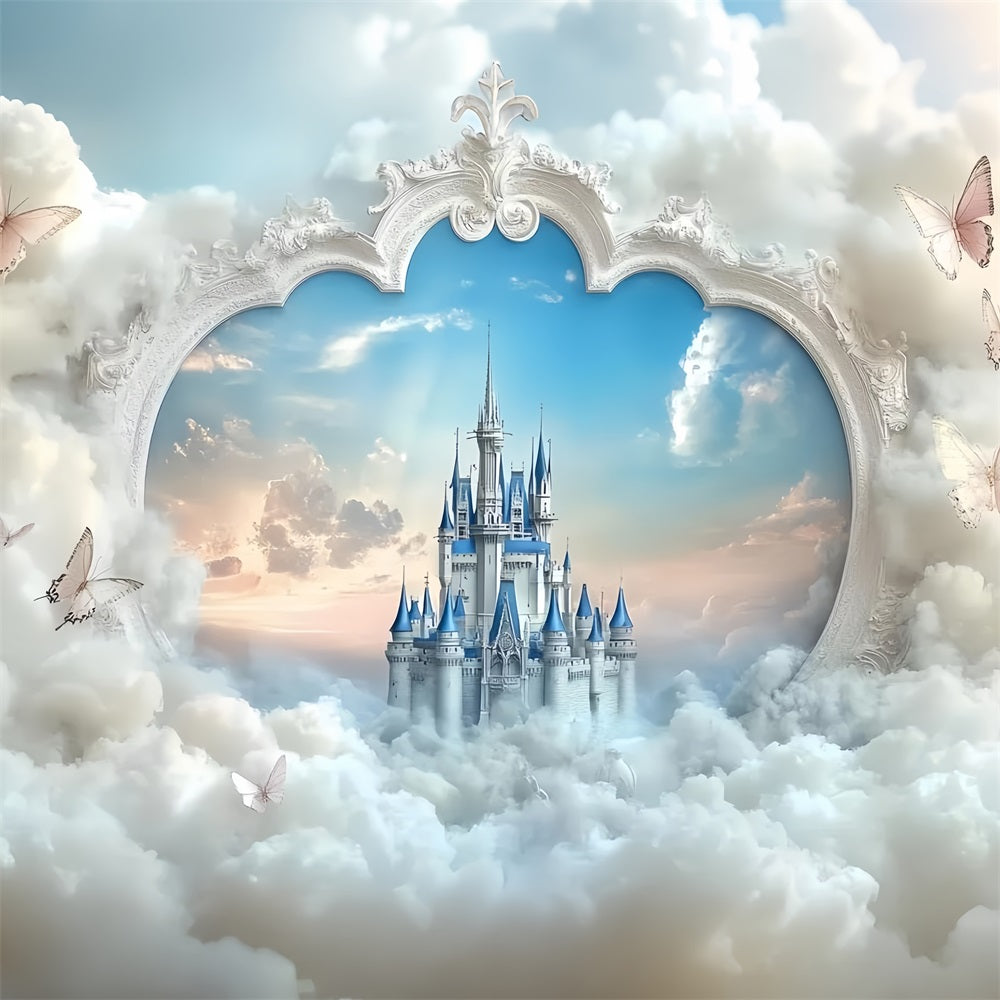 Castle Backdrops Heavenly Seen Heart Gate Backdrop UK CSH4-336