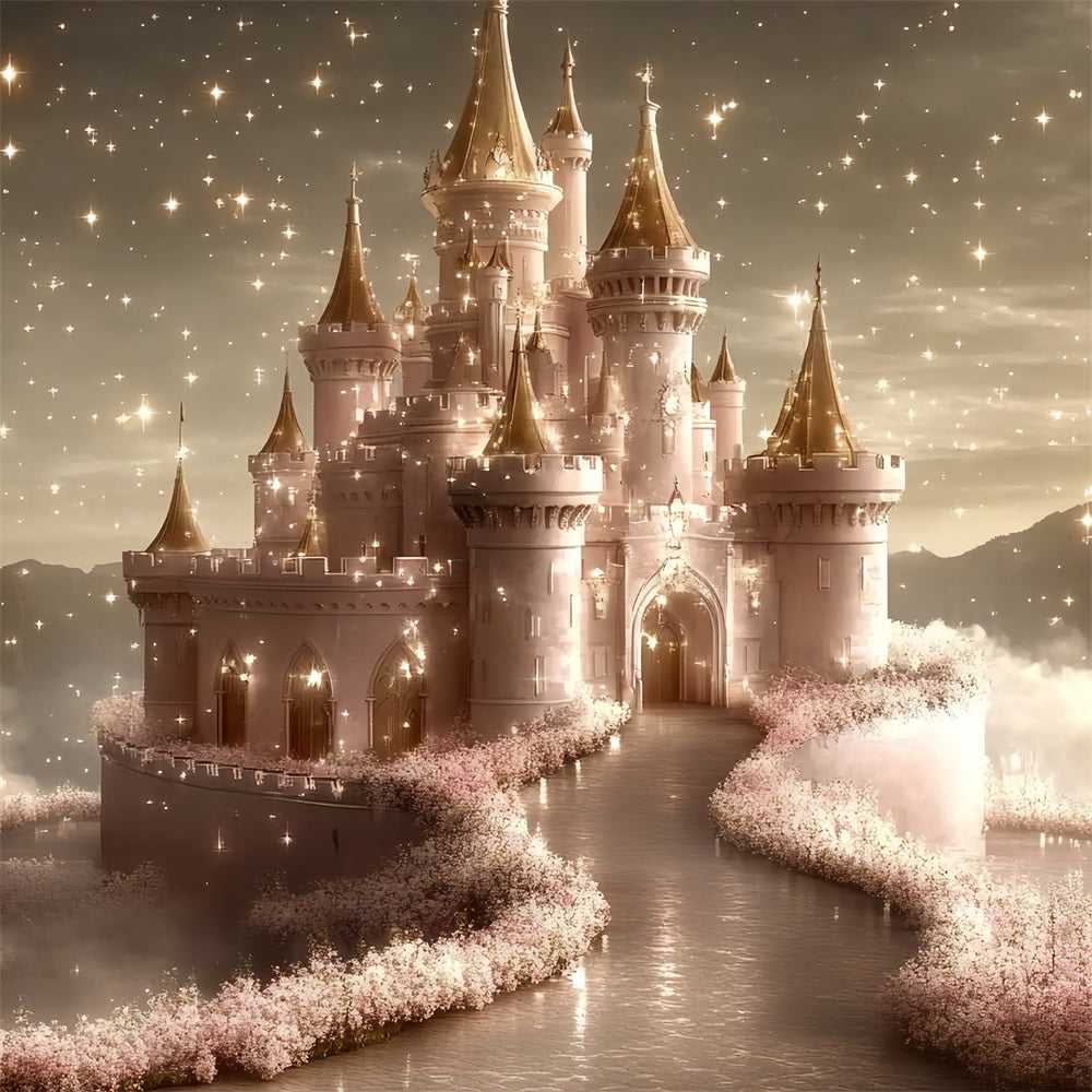 Castle Backdrop Royal Dream Glittering Clouds Backdrop UK CSH4-349