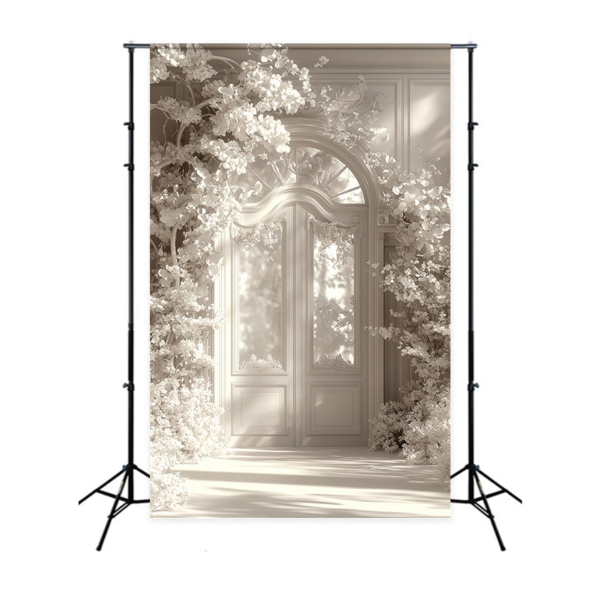 Inside Castle Backdrop White Blossom Arch Backdrop UK CSH4-357
