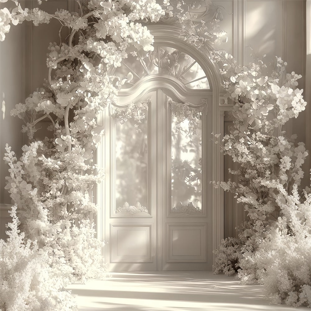 Inside Castle Backdrop White Blossom Arch Backdrop UK CSH4-357