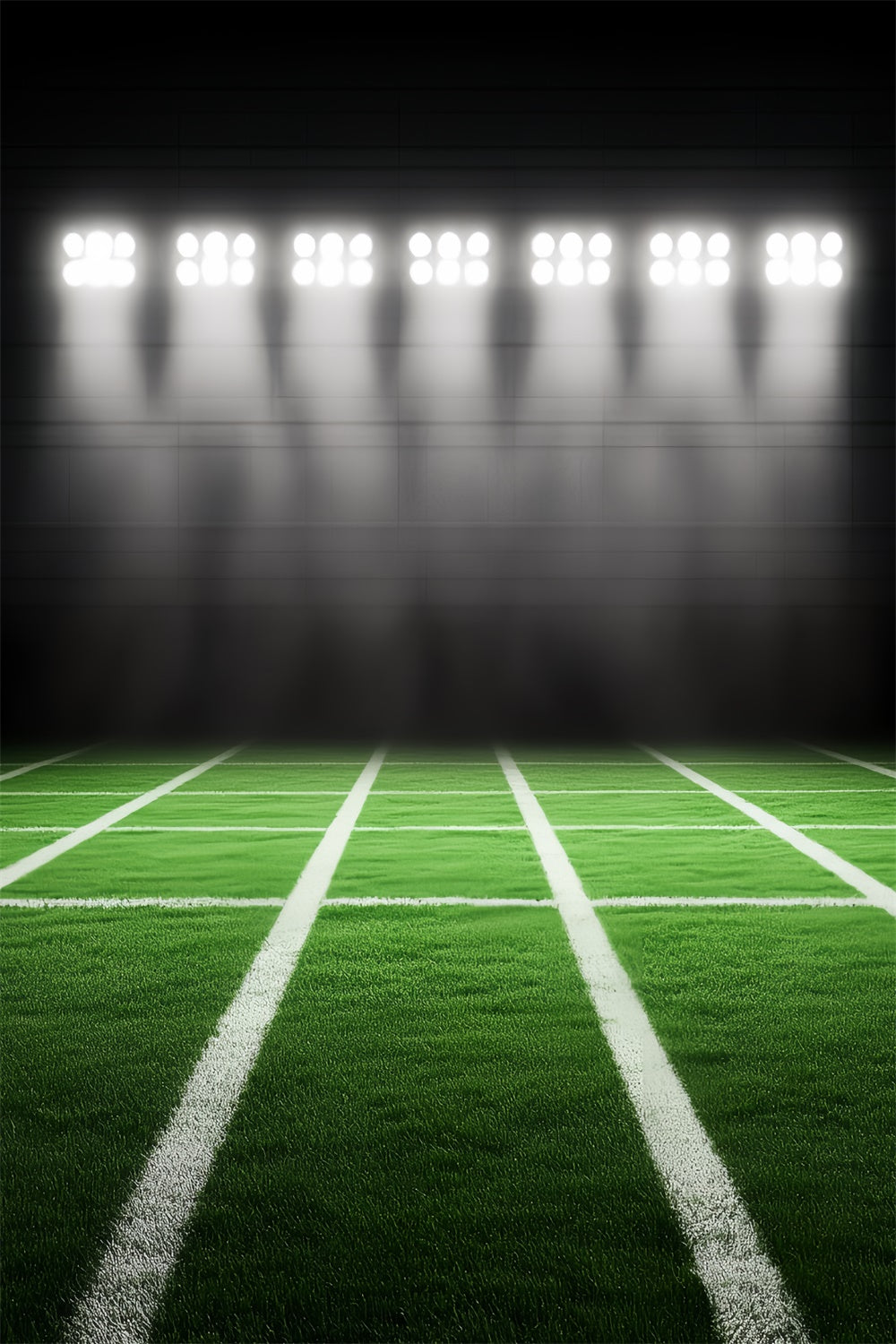 Football Field Backdrop Bright Lights Training Field Backdrop UK CSH4-376