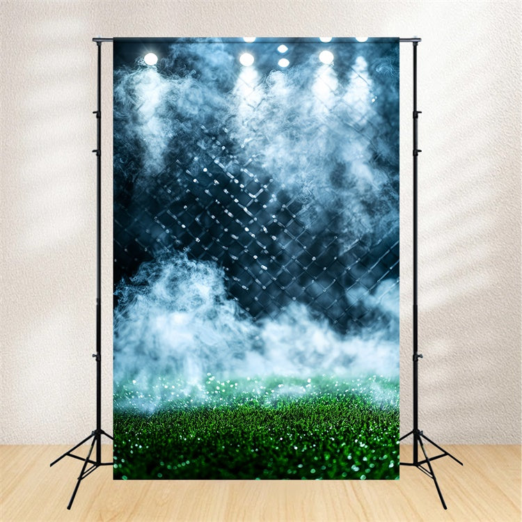 Sports Backdrop Ideas Smoky Sports Field Fence Backdrop UK CSH4-377