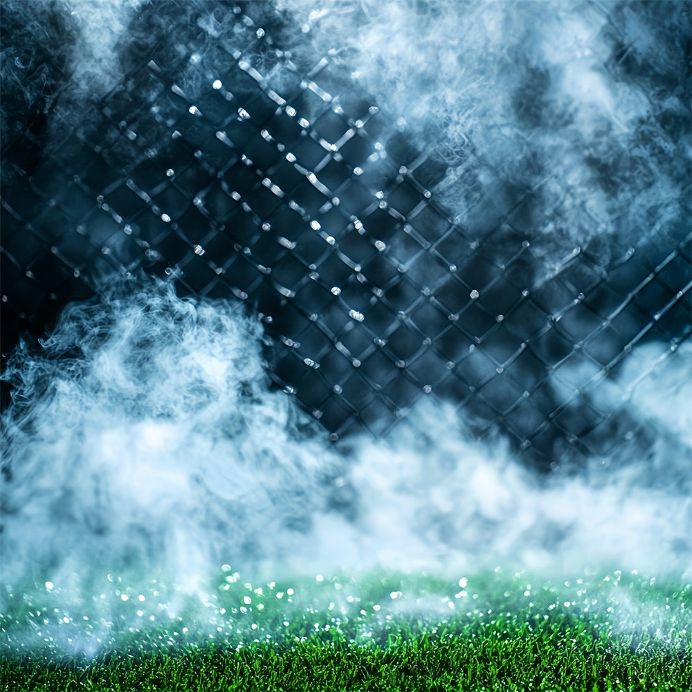 Sports Backdrop Ideas Smoky Sports Field Fence Backdrop UK CSH4-377