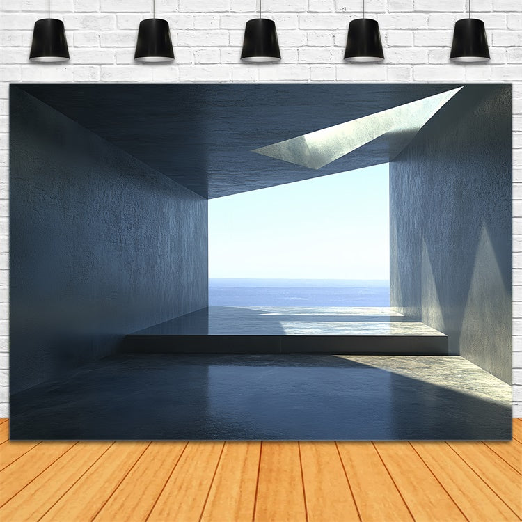 Architecture Backdrop Clean Line Architecture Sea Backdrop UK CSH4-408