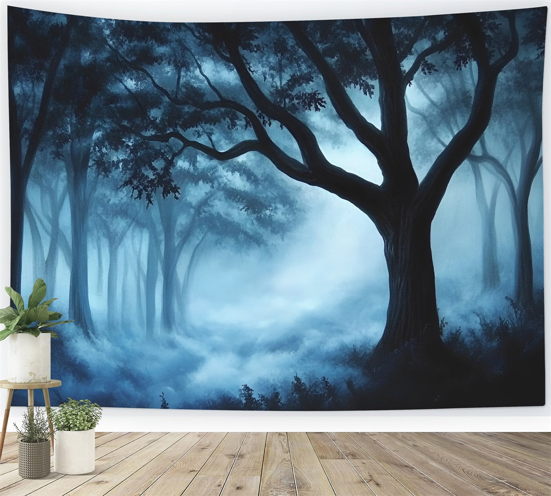 Woodland Photo Backdrop Mist Ancient Forest Backdrop UK CSH4-89