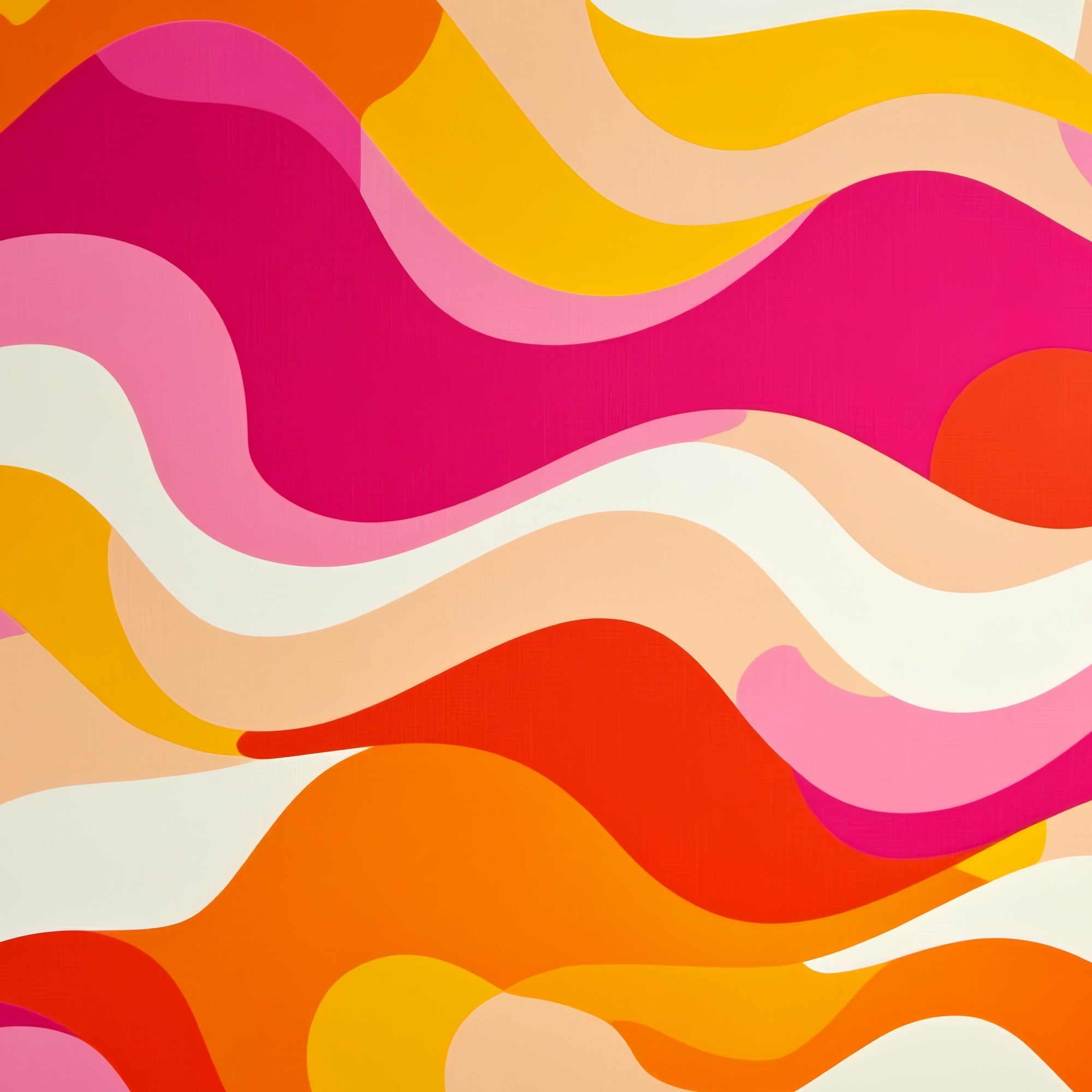 70s Photo Backdrop Retro Pink Orange Wave Backdrop UK CSH5-173