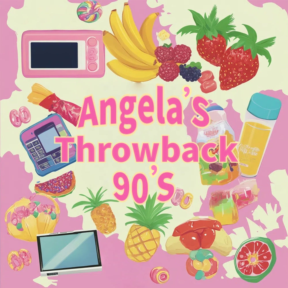 90's Photo Backdrop Retro Sweets Fruits Party Backdrop UK CSH5-18