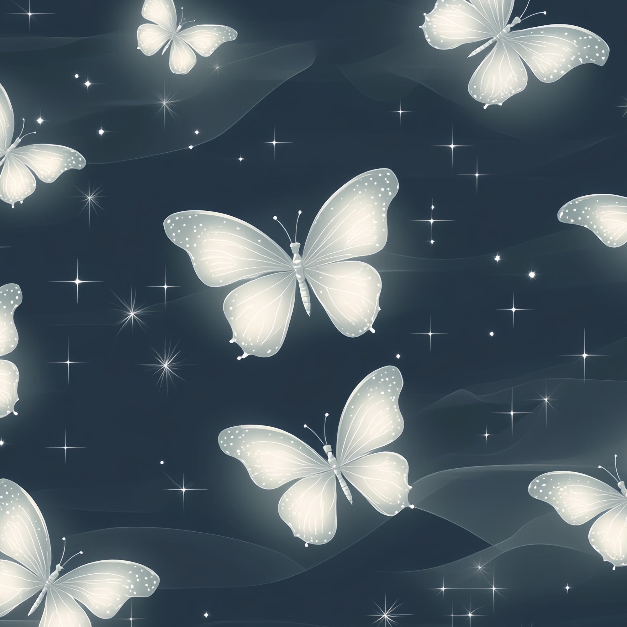 90's Backdrop Mystic Night Butterfly Whisper Backdrop UK CSH5-196