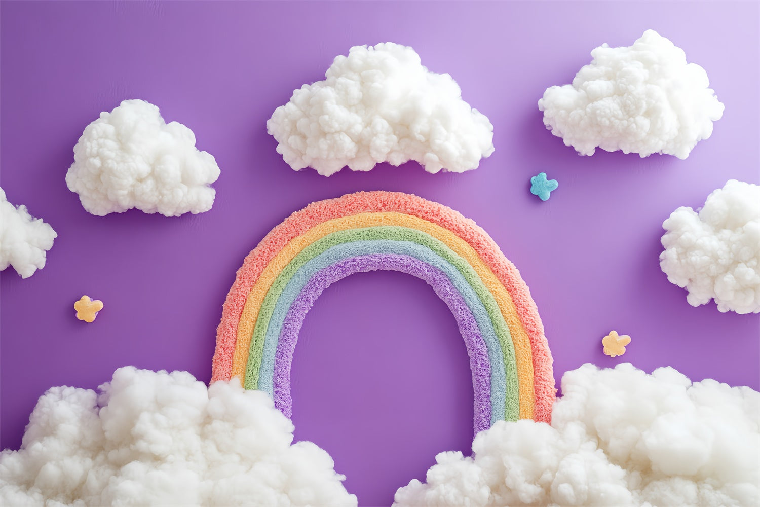 Rainbow Photo Backdrop Cloud Arch Fantasy Kids Backdrop UK CSH5-265