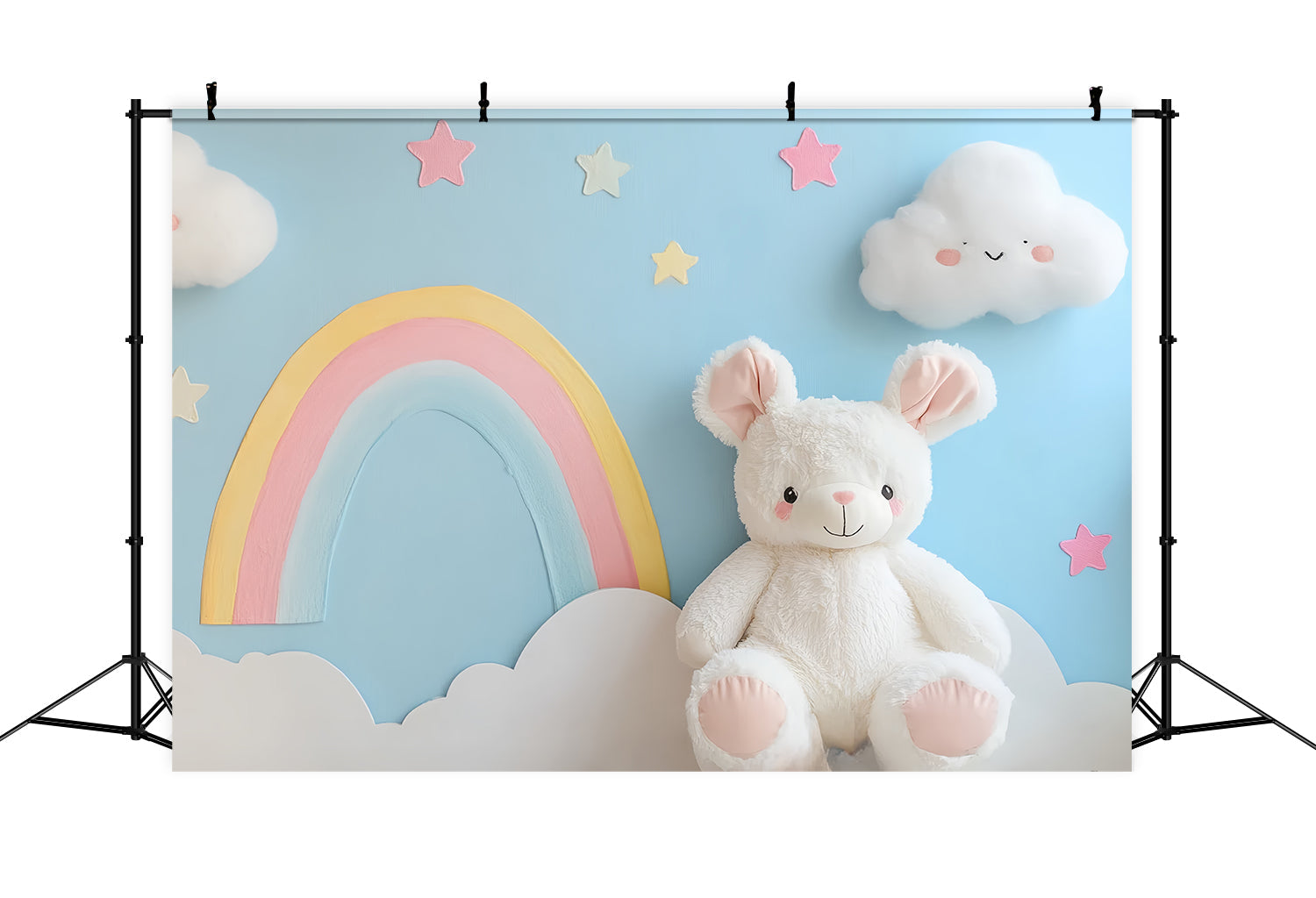 Newborn Photoshoot Backdrop Playful Sky Dream Backdrop UK CSH5-279