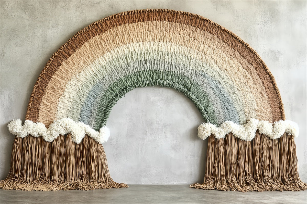 Children Backdrops Macrame Cozy Texture Arch Backdrop UK CSH5-290