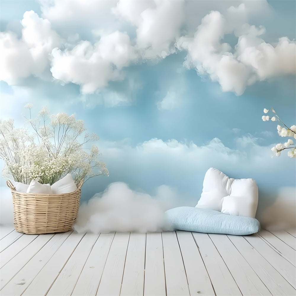 Newborn Photoshoot Backdrop Dreamy Sky Comfort Backdrop UK CSH5-315