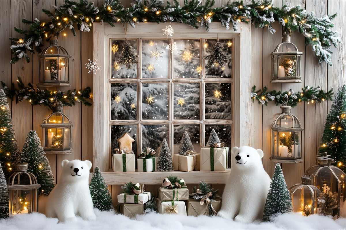 Photography Backdrops For Kids Cozy Cabin Christmas Backdrop UK CSH5-326